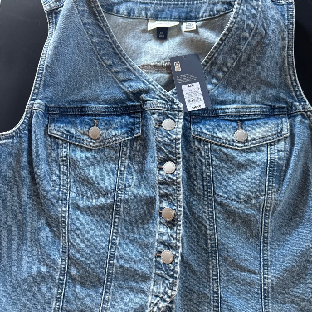 Universal Thread Light Blue Denim Vest